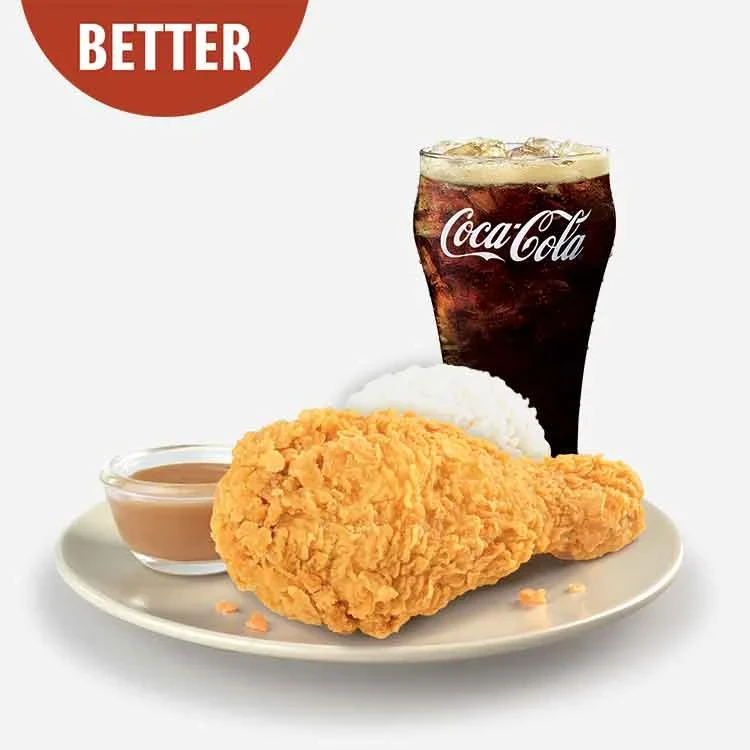 1-pc Chicken McDo with Rice & Coke McFloat Meal 