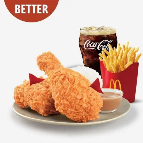 2-pc Spicy Chicken McDo & Fries Meal