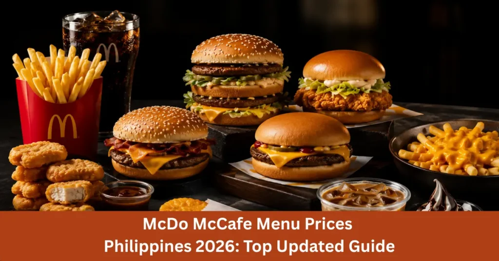 McDo McCafe Menu Prices Philippines 2026: Top Updated Guide