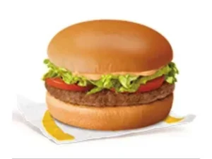 Burger lettuce and tomato solo