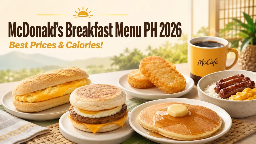 McDonald’s Breakfast Menu PH 2026: Best Prices & Calories!