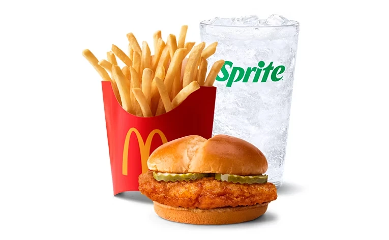Chicken McDo with Fries & Burger McDo
