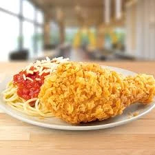 Chicken McDo with Rice & McSpaghetti