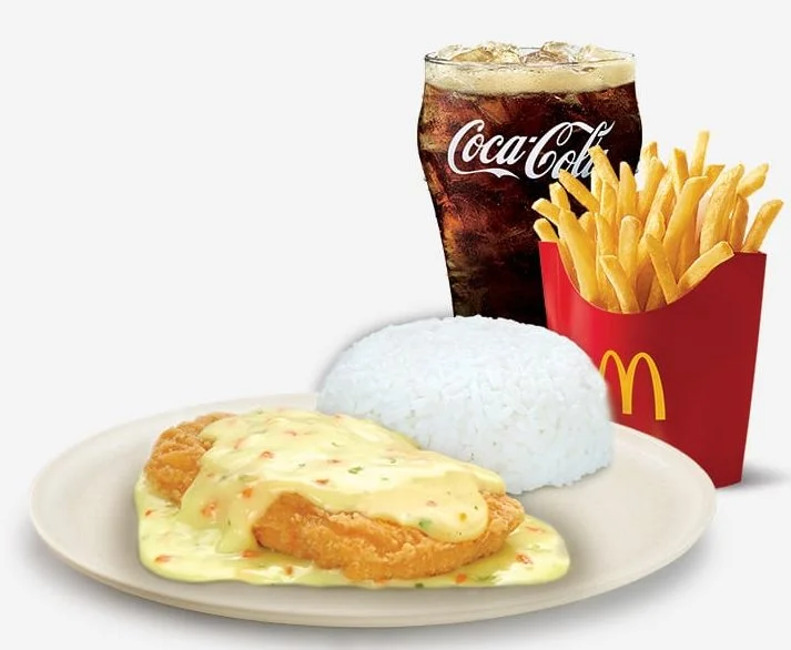 Crispy Chicken Fillet Ala King with Fries Meal