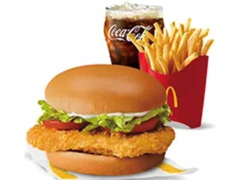 chicken sandwich with lettuce meal