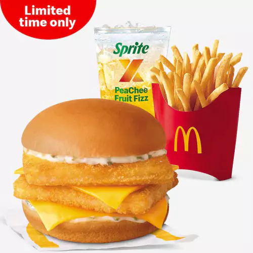 Double-Crispy-Fish-Fillet-Sandwich-with-Fries-PeaChee-Fruit-Fizz