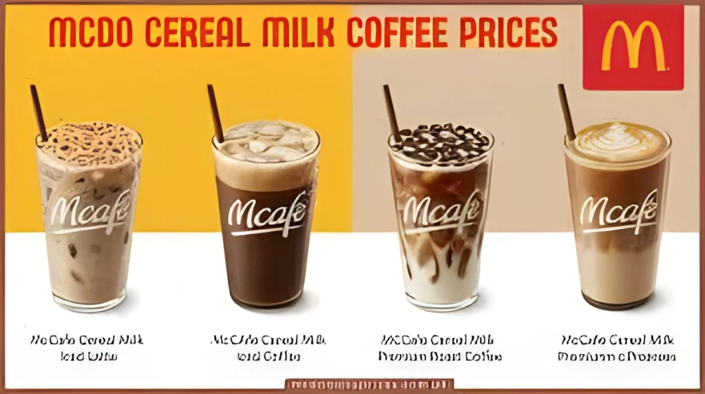 McDo Desserts and Drinks Menu Philippines