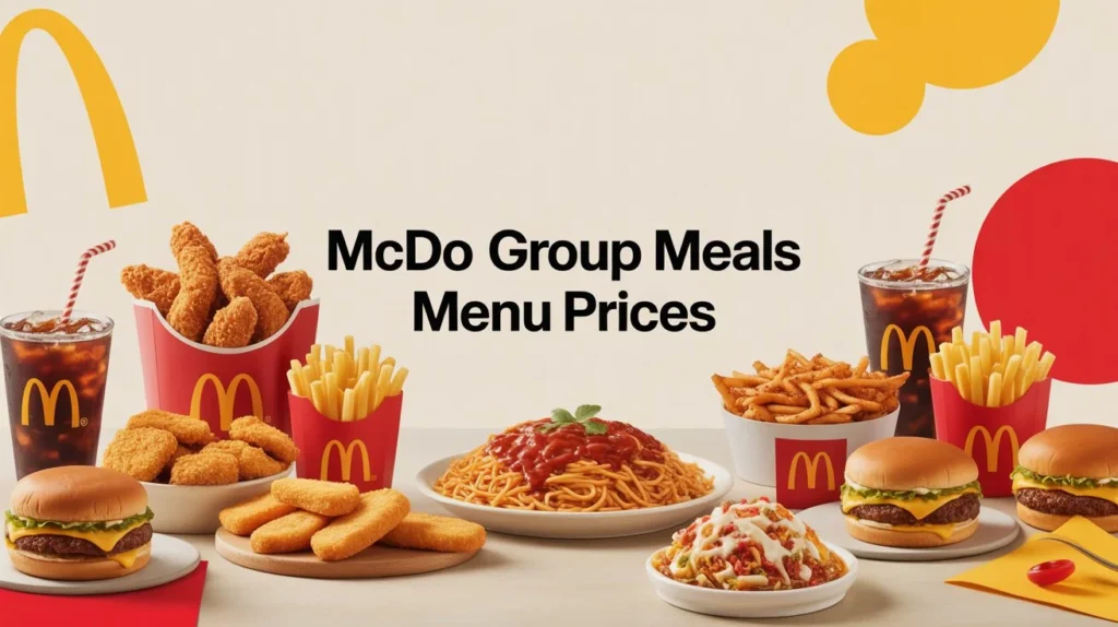 McDonald’s Group Meals Menu Philippines 2026 Prices
