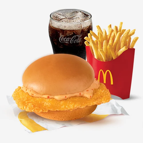 Smokey Melt Chicken Sandwich with Medium Fries and Drink
