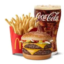 double quater pounder with cheese meal 