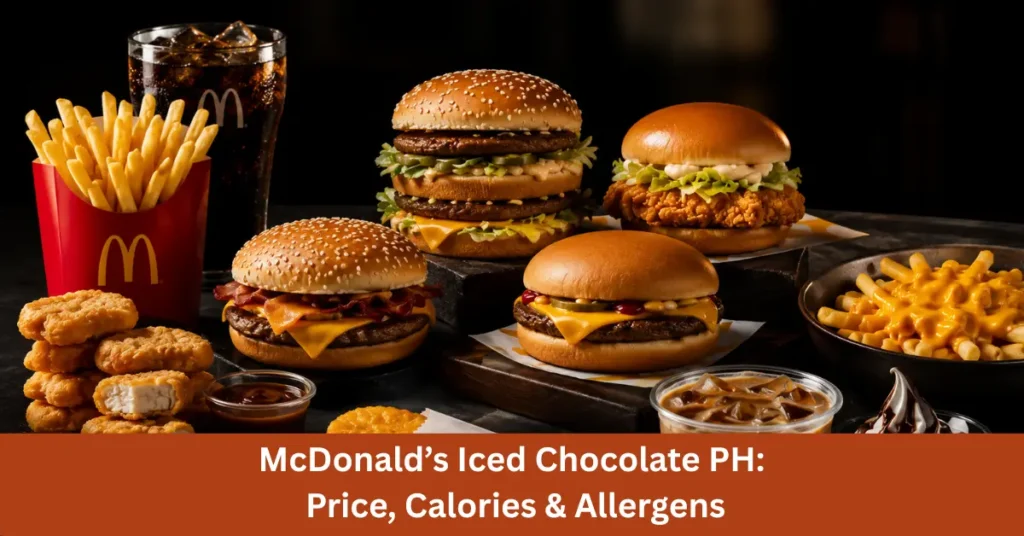 McDonald’s Iced Chocolate PH: Price, Calories & Allergens