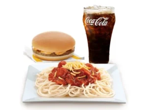 McSpaghetti w/ Burger McDo Meal